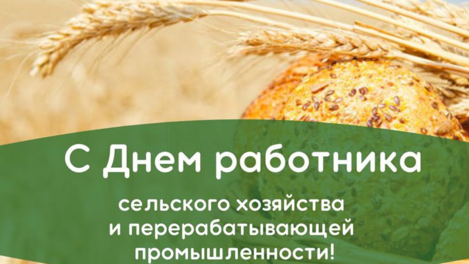 C Днем работников сельского хозяйства и перерабатывающей промышленности!.